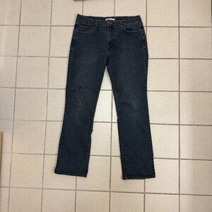 Levi’s 505 Straight Leg Jeans Dark Wash Womens Size 12